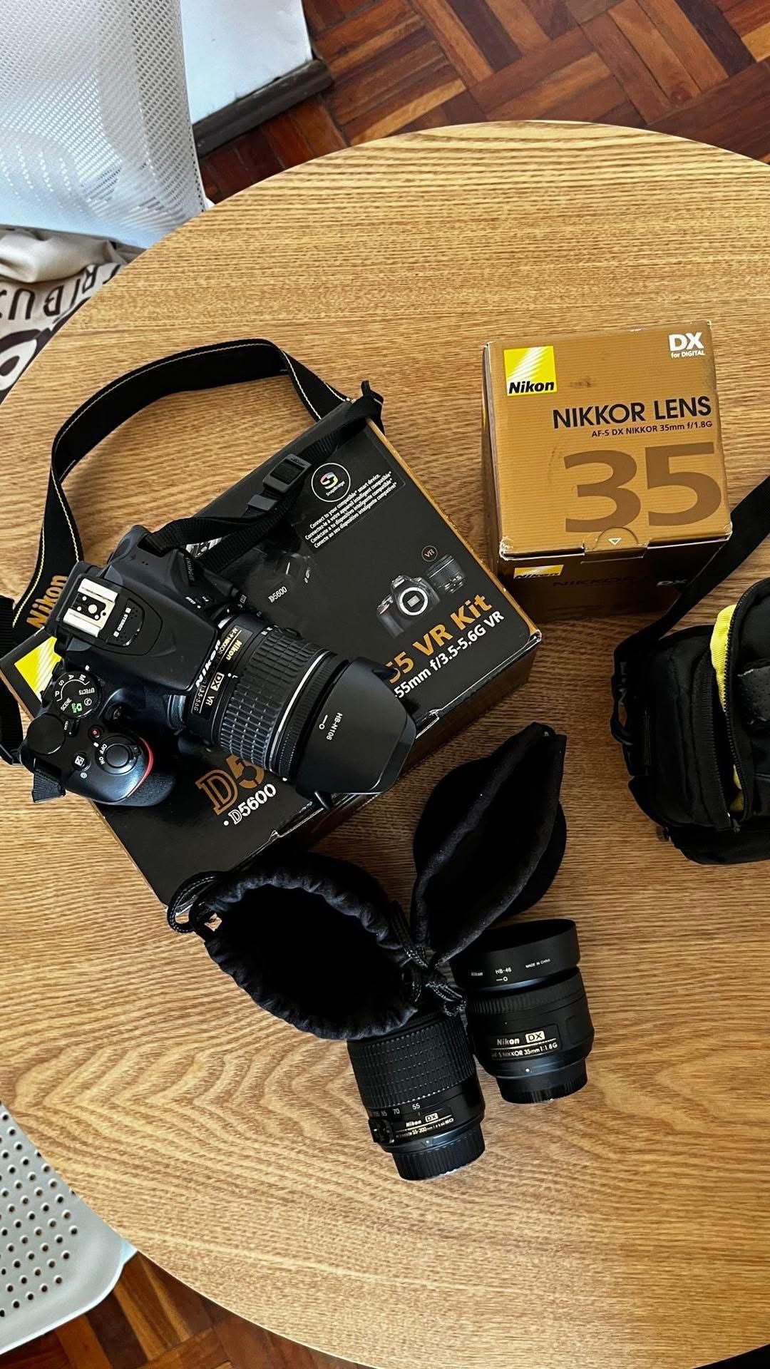 Nikon D5600 – Kit Completo – 2.900 disparos