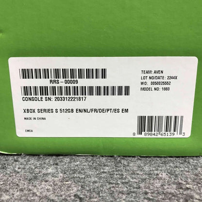 Microsoft Xbox Series S 512GB SSD